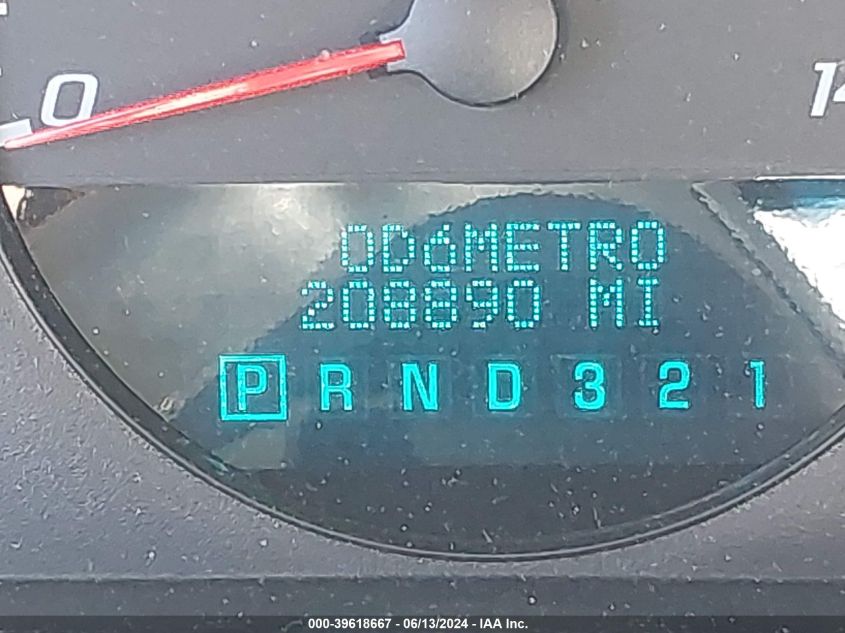 2008 Chevrolet Impala Police VIN: 2G1WS583089239543 Lot: 39618667