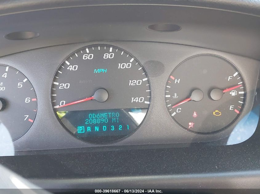 2008 Chevrolet Impala Police VIN: 2G1WS583089239543 Lot: 39618667