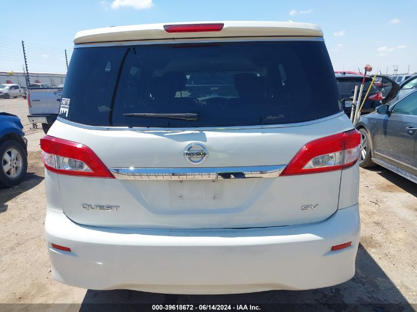 2015 Nissan Quest Platinum/S/Sl/Sv VIN: JN8AE2KP6F9131194 Lot: 39618672