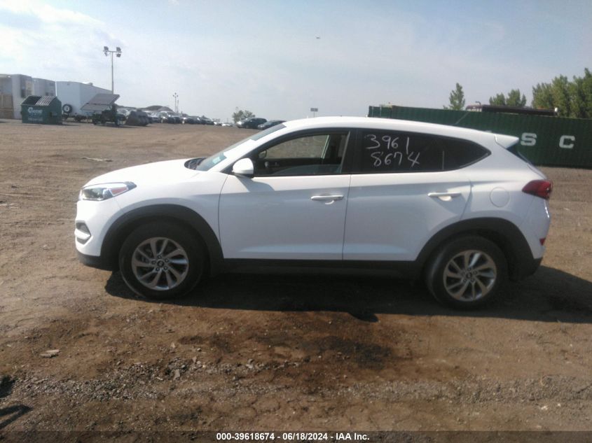 KM8J2CA44JU710493 2018 Hyundai Tucson Se