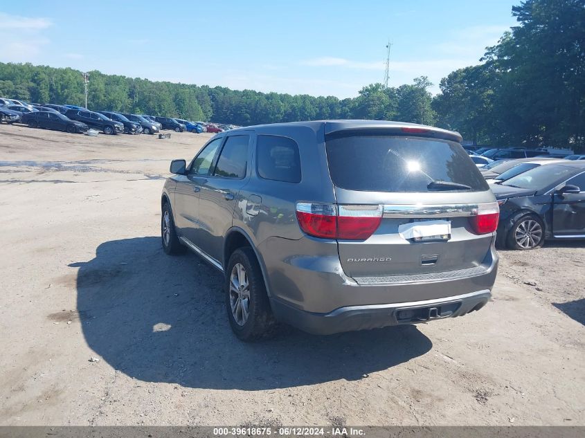 2012 Dodge Durango Sxt VIN: 1C4RDHAG0CC173073 Lot: 39618675