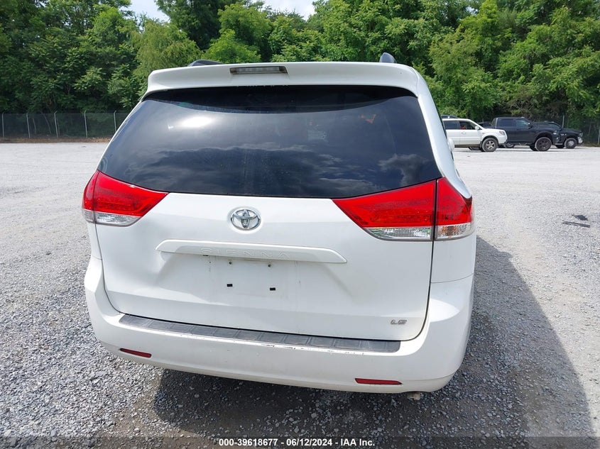 2011 Toyota Sienna Le V6 VIN: 5TDKK3DC3BS070312 Lot: 39618677