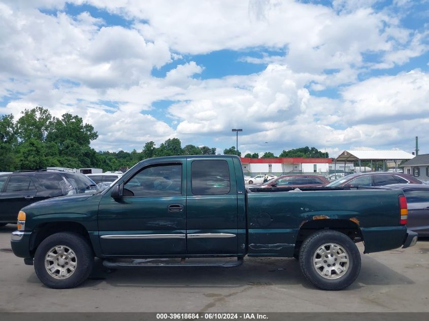 2005 GMC Sierra 1500 Sle VIN: 1GTEK19Z45Z327317 Lot: 39618684