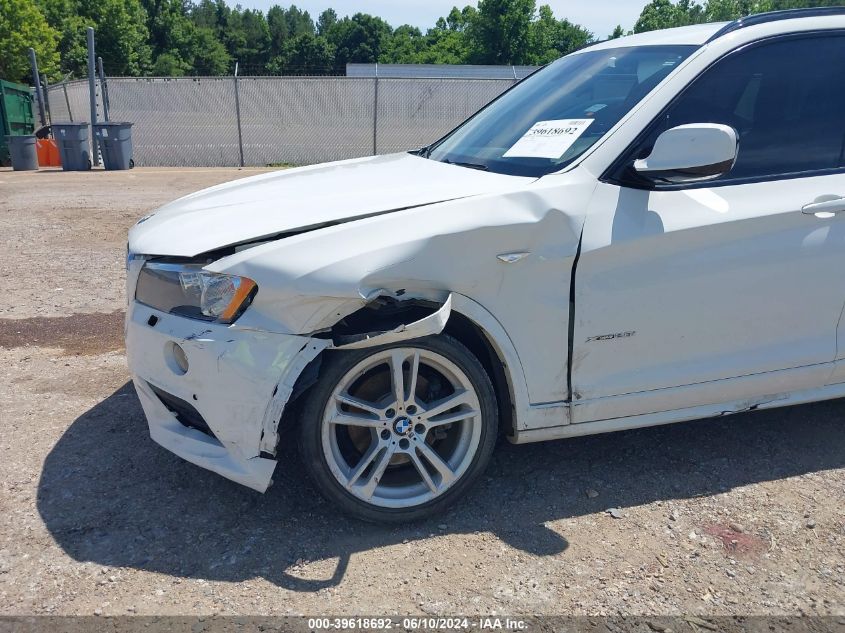 2014 BMW X3 xDrive28I VIN: 5UXWX9C57E0D09880 Lot: 39618692