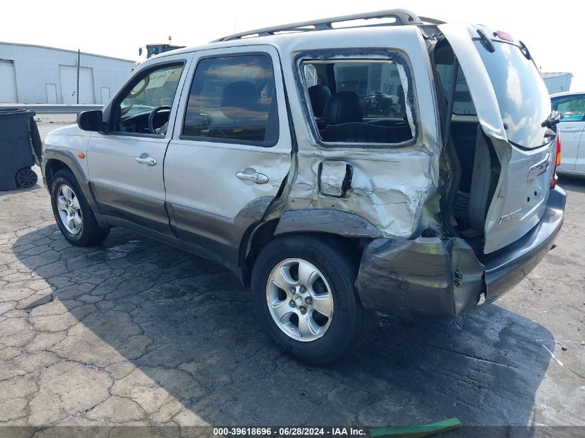 2003 Mazda Tribute Es V6 VIN: 4F2CZ96173KM52771 Lot: 39618696