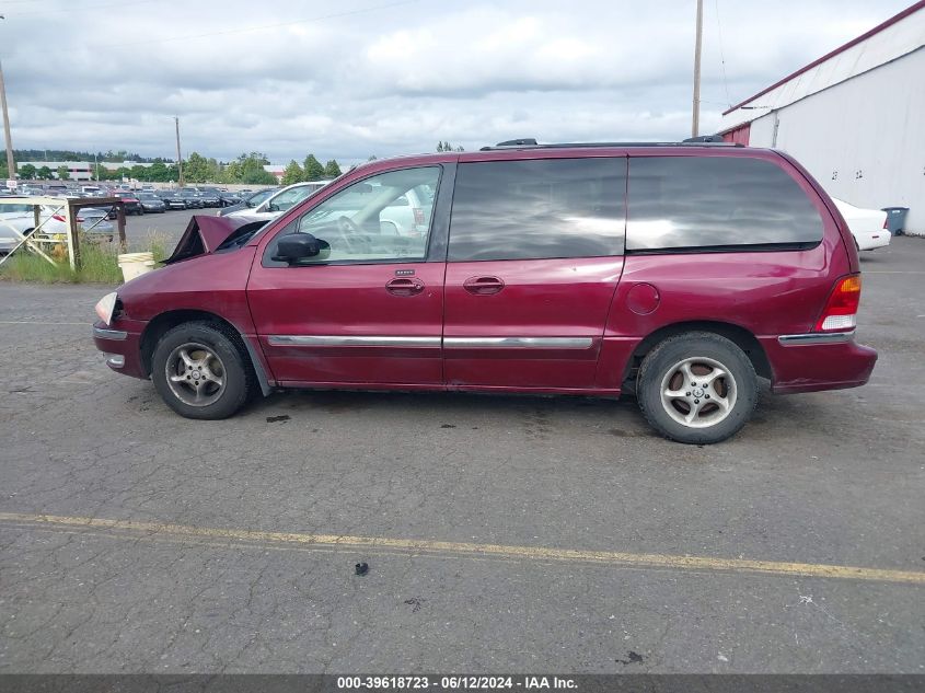 2001 Ford Windstar Se VIN: 2FMZA52431BB63836 Lot: 39618723