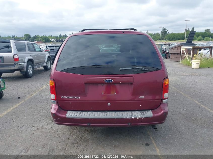 2001 Ford Windstar Se VIN: 2FMZA52431BB63836 Lot: 39618723