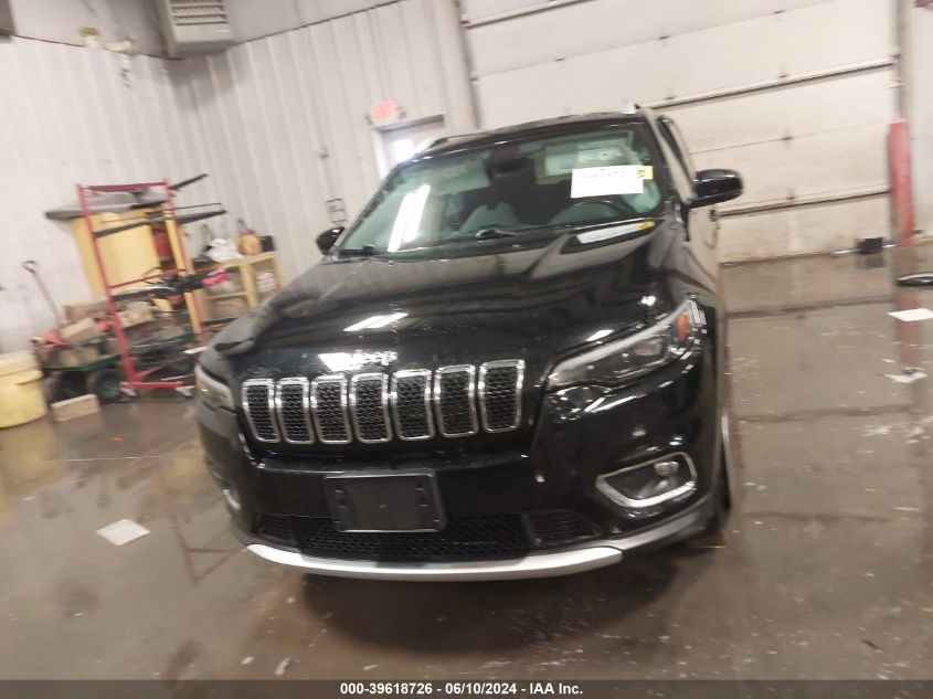 2019 Jeep Cherokee Limited 4X4 VIN: 1C4PJMDX1KD492169 Lot: 39618726