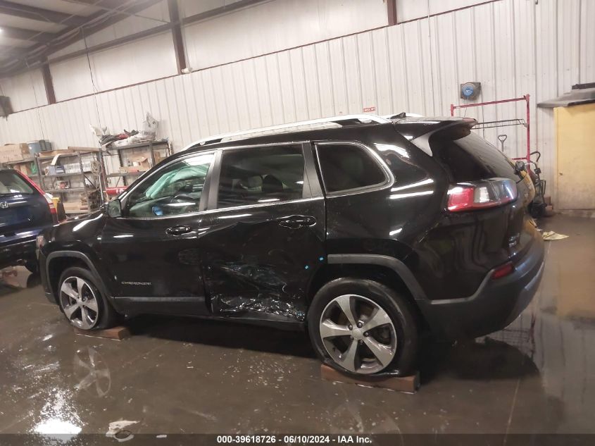 2019 Jeep Cherokee Limited 4X4 VIN: 1C4PJMDX1KD492169 Lot: 39618726