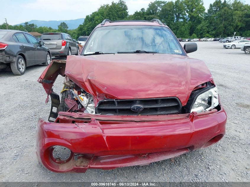 2005 Subaru Baja Sport VIN: 4S4BT62C357100579 Lot: 39618745