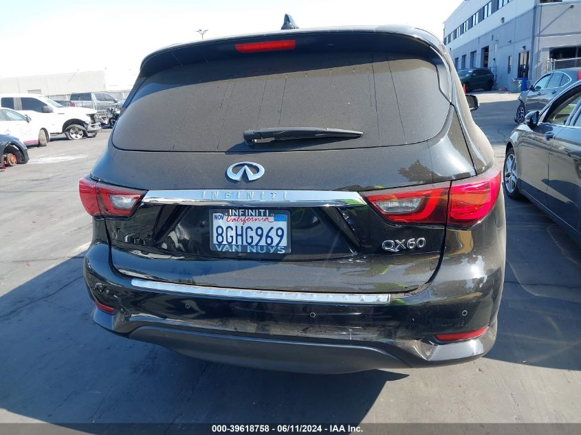 2019 Infiniti Qx60 Luxe VIN: 5N1DL0MM7KC504449 Lot: 39618758