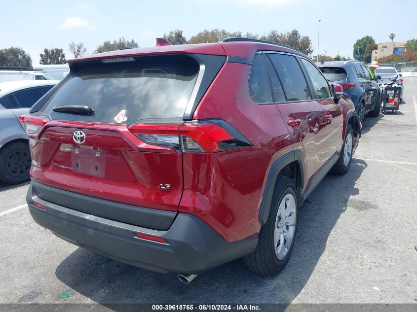 2019 Toyota Rav4 Le VIN: JTMK1RFV7KD025700 Lot: 39618765