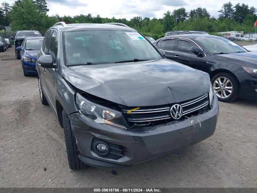 2014 Volkswagen Tiguan Sel VIN: WVGAV3AX4EW510533 Lot: 39618766