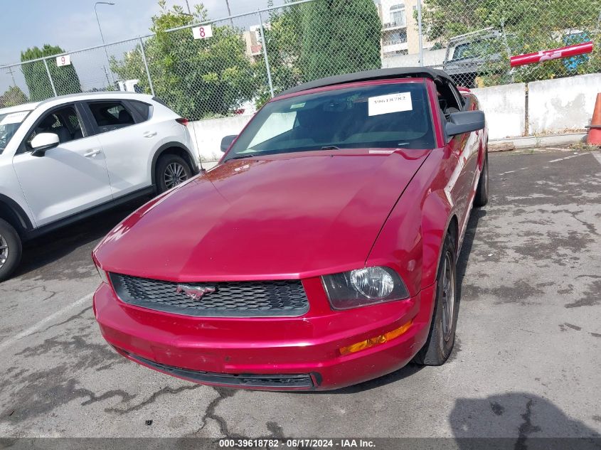 2006 Ford Mustang V6 VIN: 1ZVFT84N965230022 Lot: 39618782