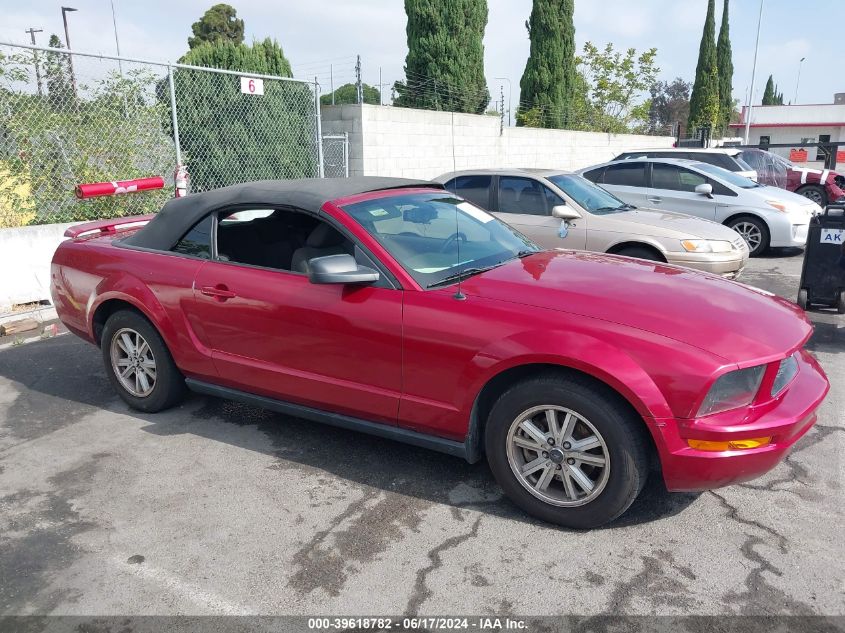 2006 Ford Mustang V6 VIN: 1ZVFT84N965230022 Lot: 39618782
