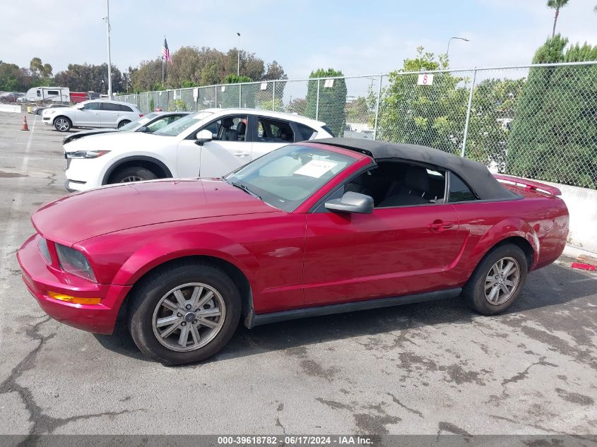 2006 Ford Mustang V6 VIN: 1ZVFT84N965230022 Lot: 39618782