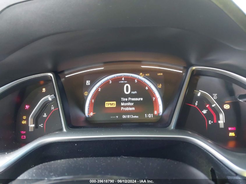 2019 Honda Civic Sport VIN: 2HGFC2F8XKH555046 Lot: 39618790