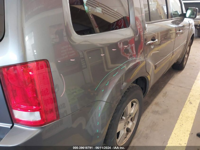 2010 Honda Pilot Ex-L VIN: 5FNYF4H62AB007200 Lot: 39618791