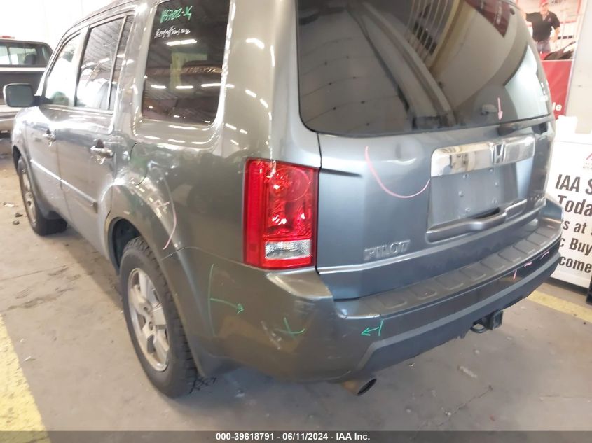 2010 Honda Pilot Ex-L VIN: 5FNYF4H62AB007200 Lot: 39618791