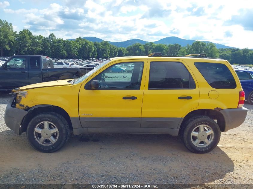 2001 Ford Escape Xls VIN: 1FMYU02B21KB73414 Lot: 39618794