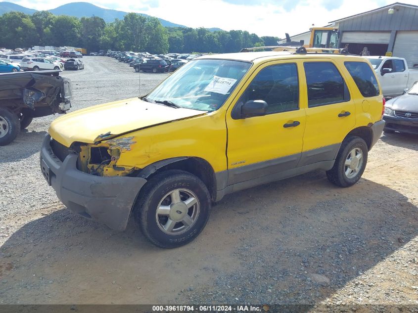 2001 Ford Escape Xls VIN: 1FMYU02B21KB73414 Lot: 39618794