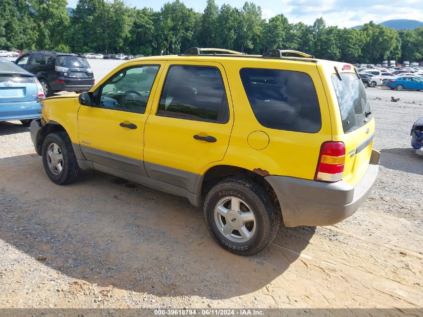 2001 Ford Escape Xls VIN: 1FMYU02B21KB73414 Lot: 39618794