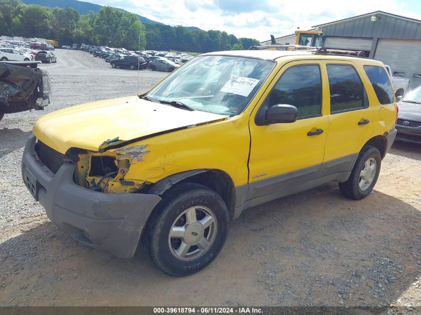 2001 Ford Escape Xls VIN: 1FMYU02B21KB73414 Lot: 39618794