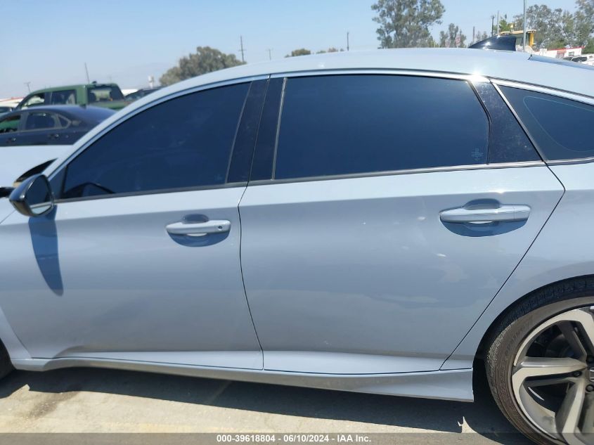 2022 Honda Accord Sport VIN: 1HGCV1F35NA052443 Lot: 39618804