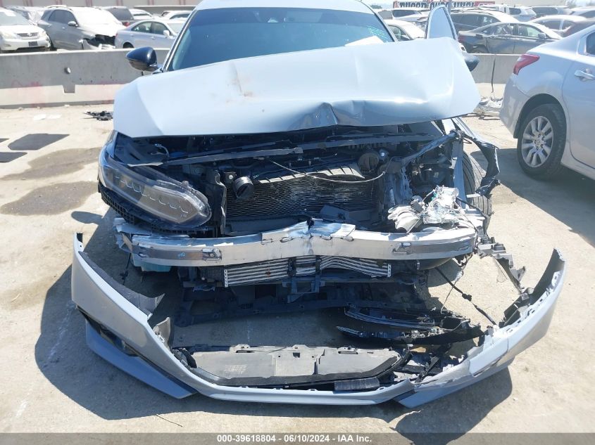 2022 Honda Accord Sport VIN: 1HGCV1F35NA052443 Lot: 39618804