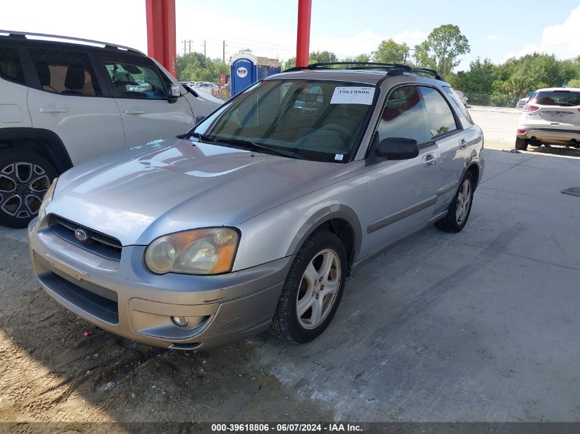 2004 Subaru Impreza Outback Sport VIN: JF1GG68584H806372 Lot: 39618806