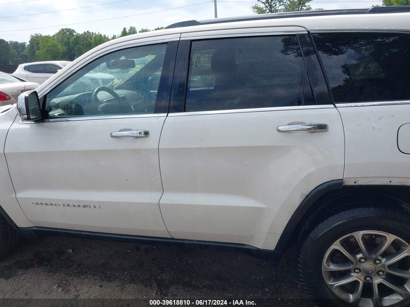 2015 Jeep Grand Cherokee Limited VIN: 1C4RJFBGXFC652178 Lot: 39618810