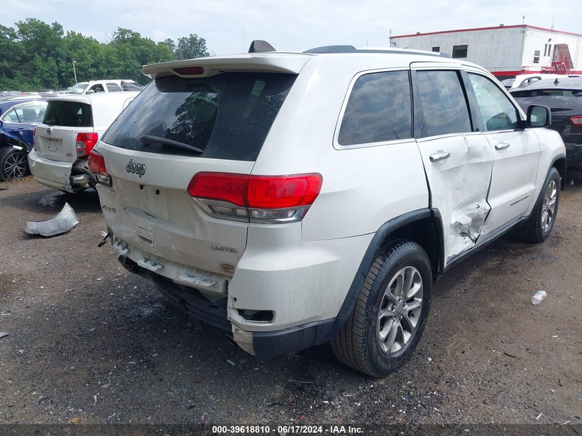 2015 Jeep Grand Cherokee Limited VIN: 1C4RJFBGXFC652178 Lot: 39618810
