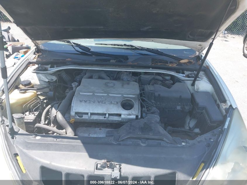 2004 Lexus Es 330 VIN: JTHBA30G445050217 Lot: 39618822