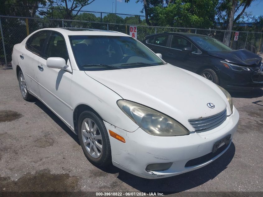 JTHBA30G445050217 | 2004 LEXUS ES 330