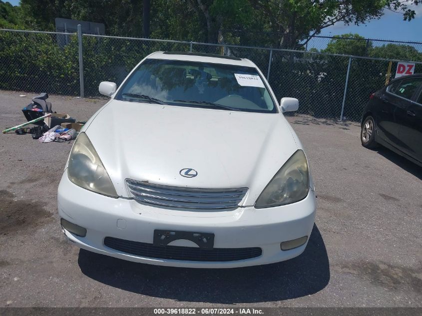 2004 Lexus Es 330 VIN: JTHBA30G445050217 Lot: 39618822