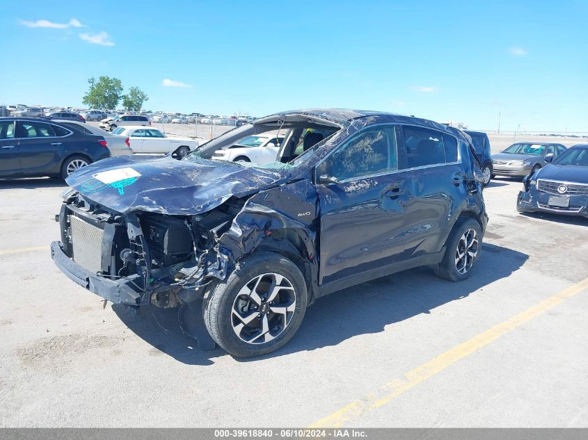 2021 Kia Sportage Lx VIN: KNDPMCAC8M7884120 Lot: 39618840