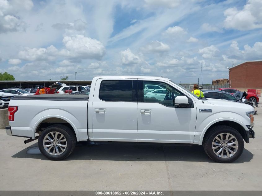 2018 FORD F-150 LARIAT - 1FTEW1C50JKD32947