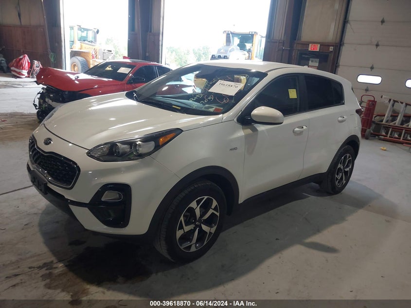 VIN KNDPMCAC6M7906423 2021 KIA SPORTAGE LX