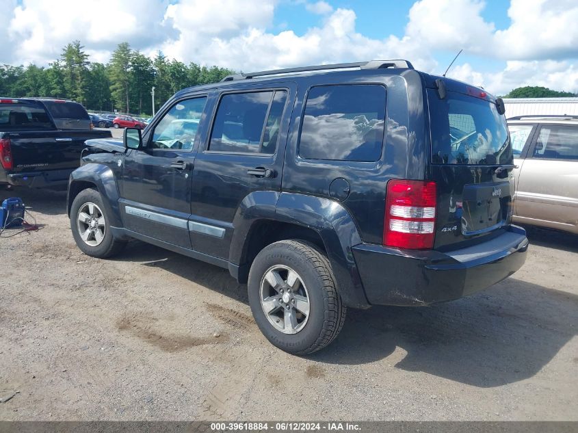 2008 Jeep Liberty Sport VIN: 1J8GN28K88W193825 Lot: 39618884