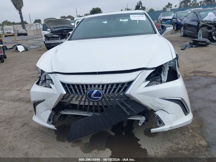 2022 Lexus Es 300H VIN: 58ACA1C19NU023737 Lot: 39618890
