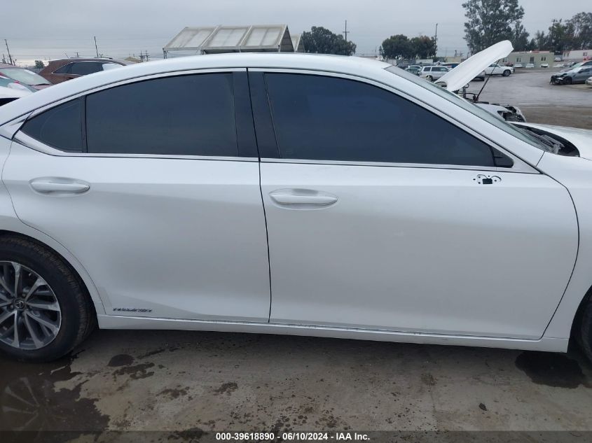2022 Lexus Es 300H VIN: 58ACA1C19NU023737 Lot: 39618890