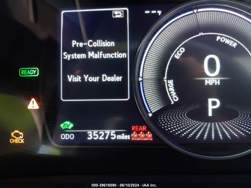 2022 Lexus Es 300H VIN: 58ACA1C19NU023737 Lot: 39618890