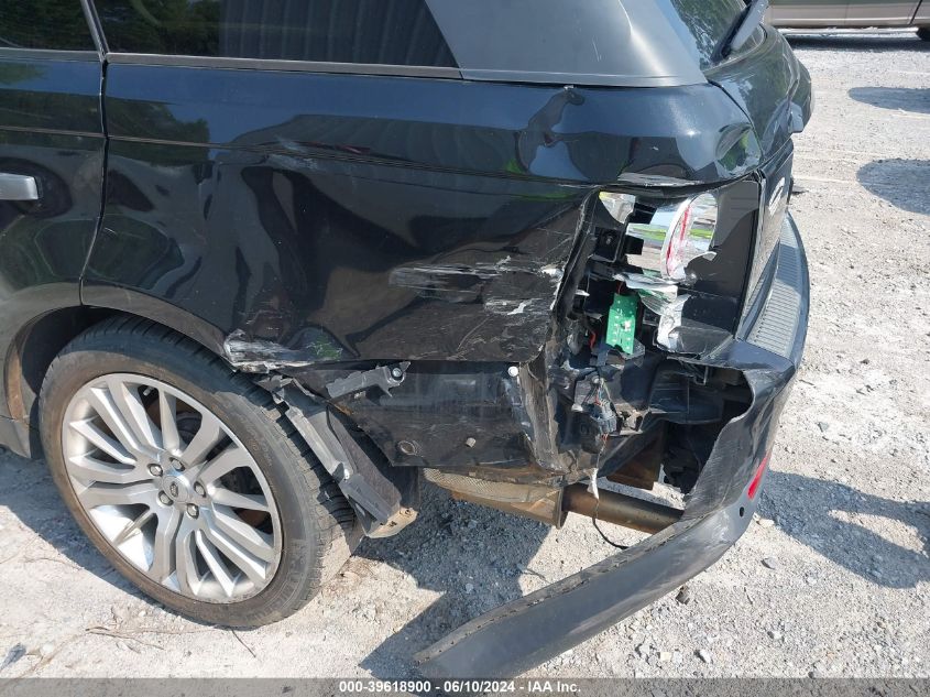 2011 Land Rover Range Rover Sport Hse VIN: SALSK2D42BA292610 Lot: 39618900