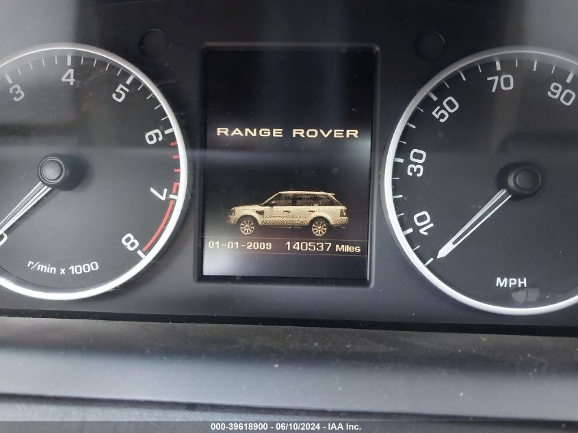 2011 Land Rover Range Rover Sport Hse VIN: SALSK2D42BA292610 Lot: 39618900