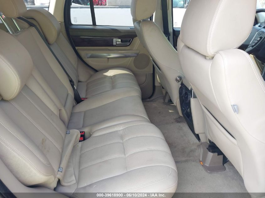 2011 Land Rover Range Rover Sport Hse VIN: SALSK2D42BA292610 Lot: 39618900