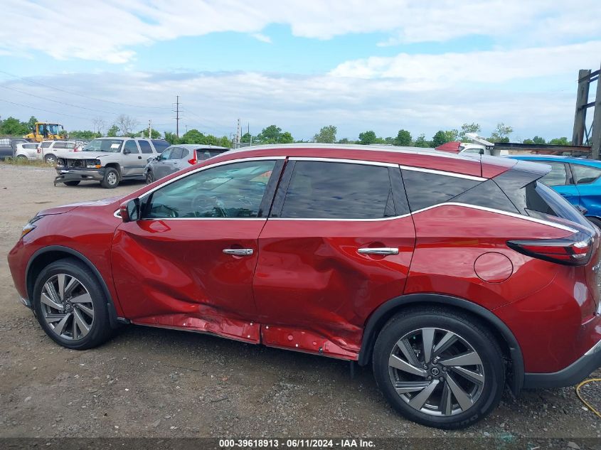 2020 Nissan Murano Sl Intelligent Awd VIN: 5N1AZ2CS9LN146094 Lot: 39618913