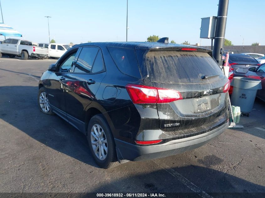 2019 Chevrolet Equinox Ls VIN: 3GNAXHEV1KL125038 Lot: 39618932