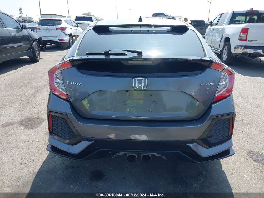2019 Honda Civic Sport VIN: SHHFK7H42KU413559 Lot: 39618944