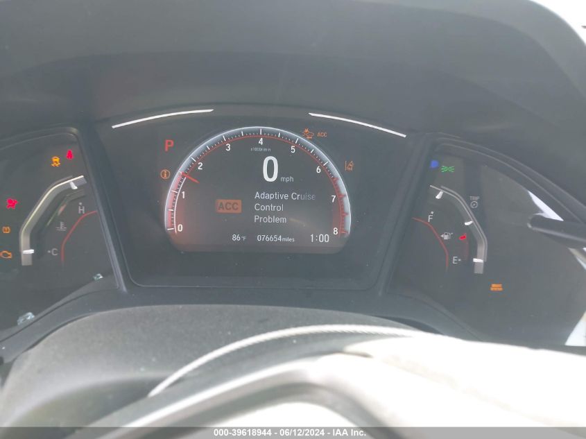 2019 Honda Civic Sport VIN: SHHFK7H42KU413559 Lot: 39618944