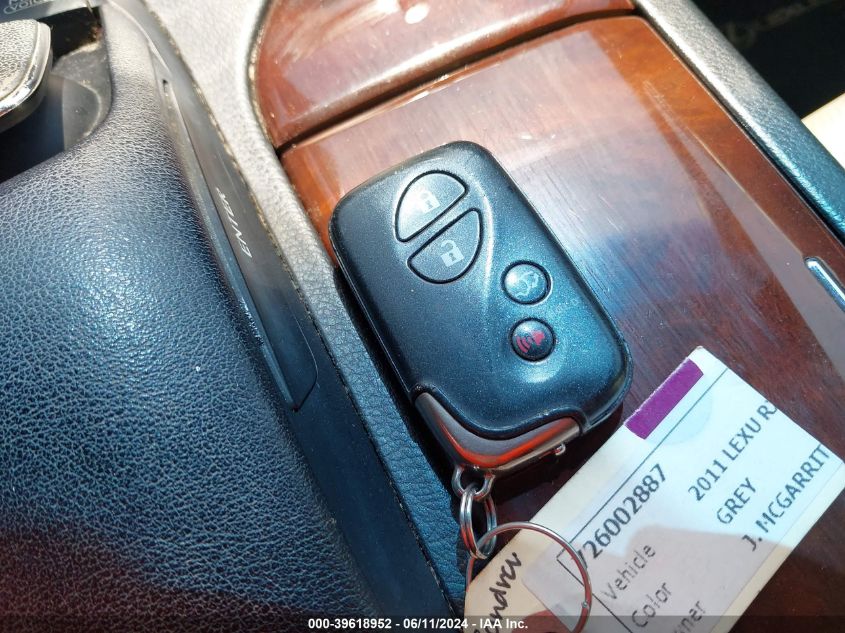 2011 Lexus Rx 350 VIN: 2T2BK1BA6BC1030 Lot: 39618952